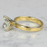 2.00 CT Princess Cut Lab Grown Diamond Engagement Ring Mapple Gems